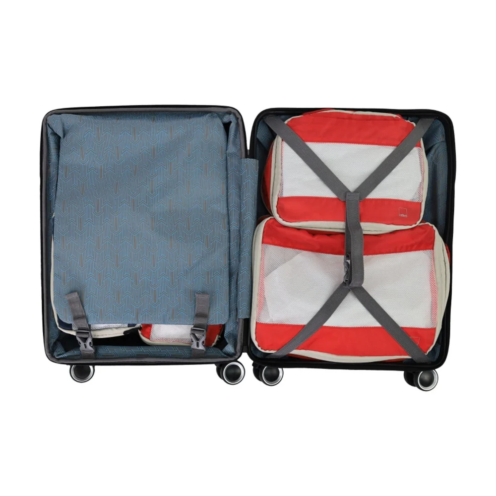 Pierre Cardin Travel Hard Shell Case CABIN/MED/LRG Travel Luggage Set (Tau) [3-Pieces] - Image 3