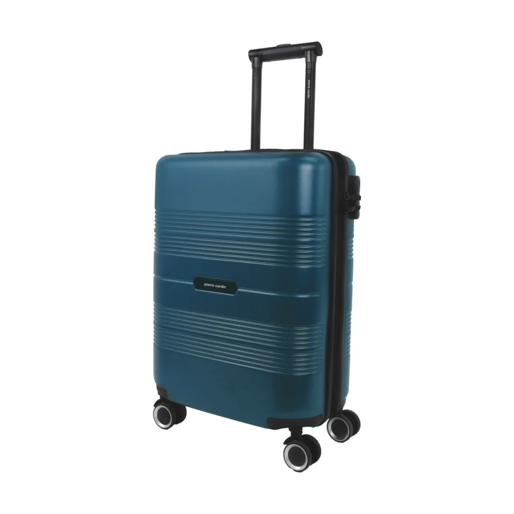 Pierre Cardin Travel Hard Shell Case CABIN/MED/LRG Travel Luggage Set (Teal) [3-Pieces] - Image 2