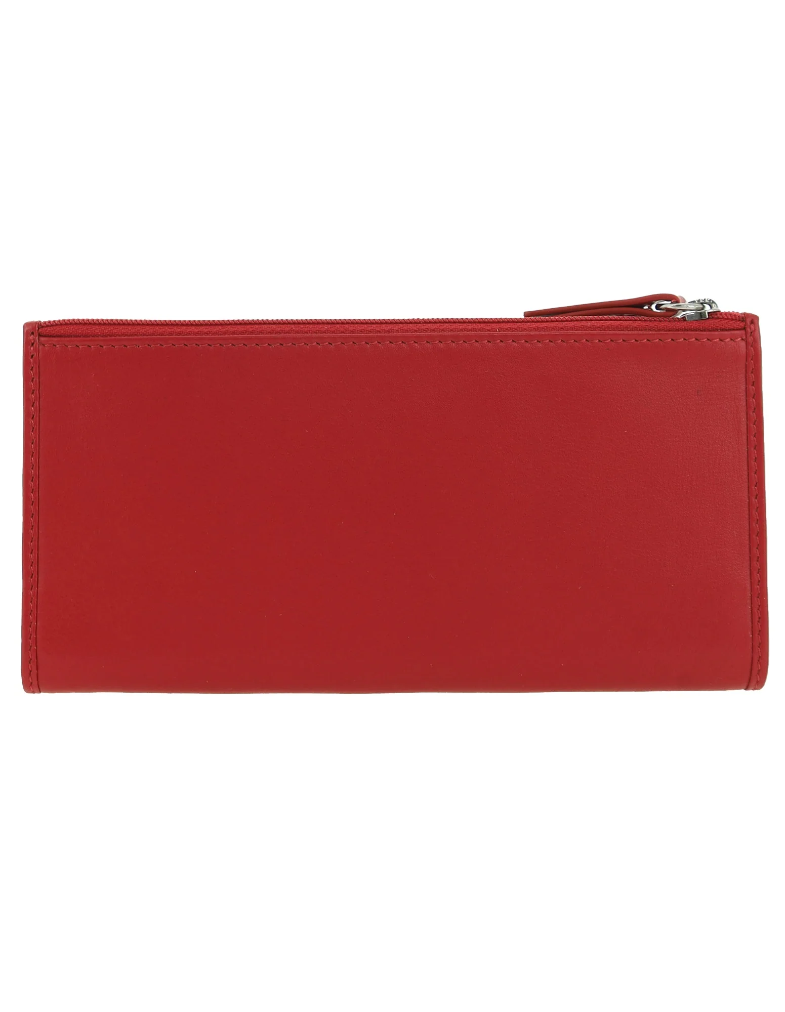 Pierre Cardin Women's Genuine Leather Bi-Fold Protected RFID Wallet Red - Image 5