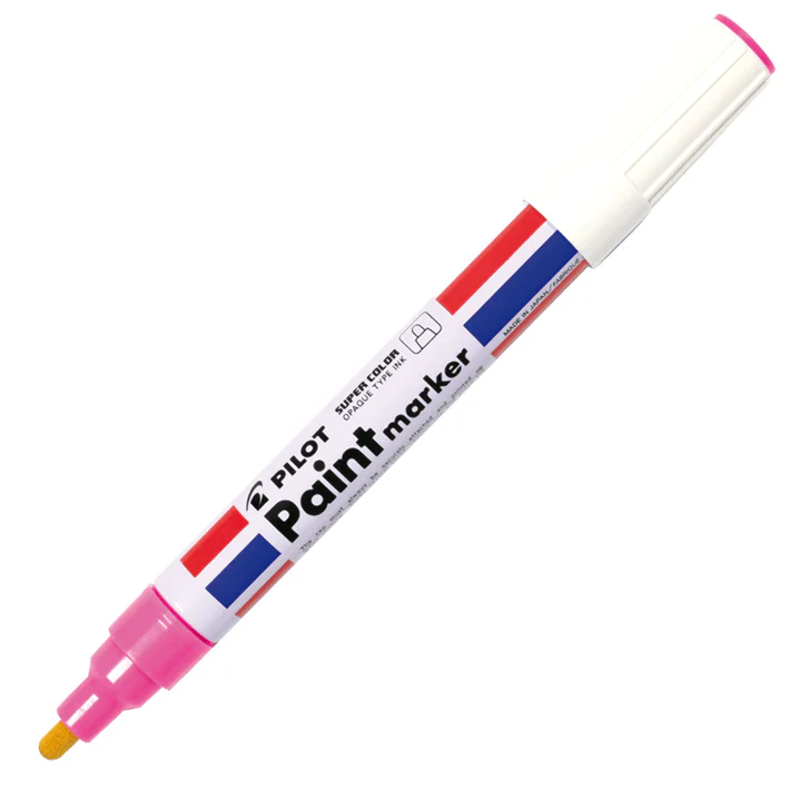 Pilot Box 12 Super Colour Paint Marker SC-PM 4.5mm (Pink) - Image 2