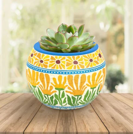 Pintoo 3D Flowerpot Summer Blossoms Puzzle - Image 2