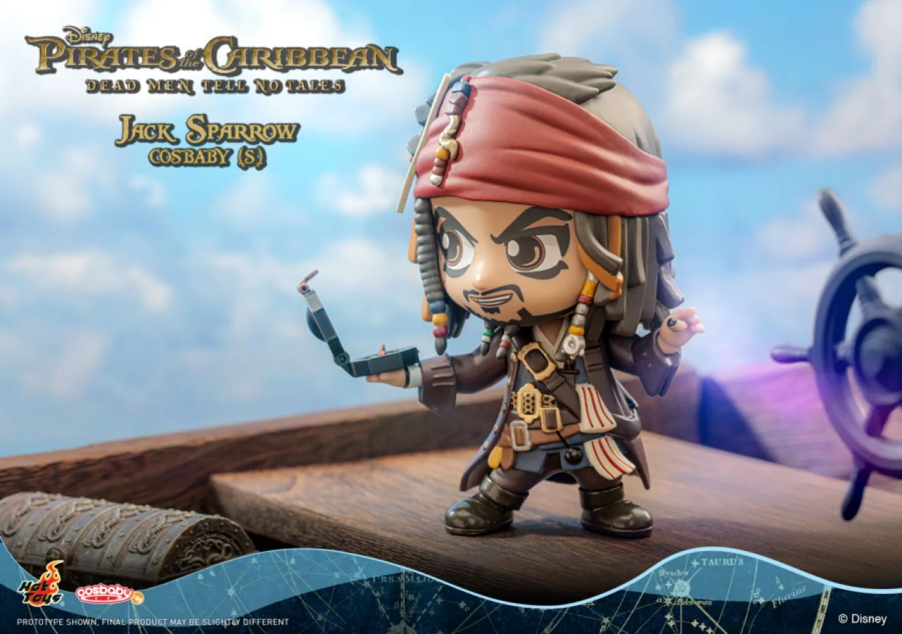 Pirates Caribbean Captain Jack Sparrow Pirate Cosbaby Action Figure Toy - Image 3