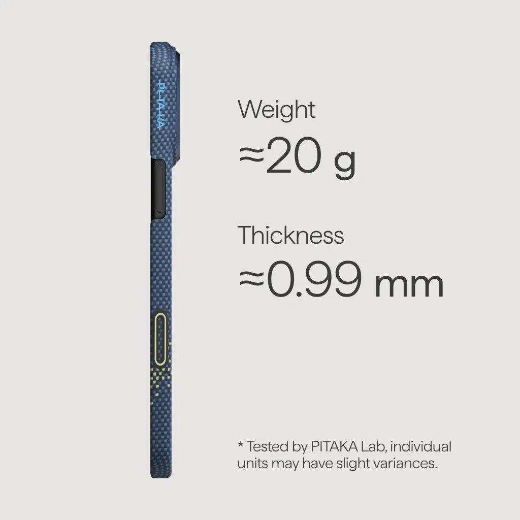 PITAKA Aramid Fibre StarPeak Ultra-Slim Case For iPhone 17 Pro (Milkyway Galaxy) - Image 3