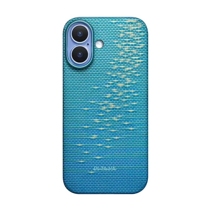 PITAKA Aramid Fibre Ultra-Slim Case  for iPhone 17 Lucid Blue - Image 2