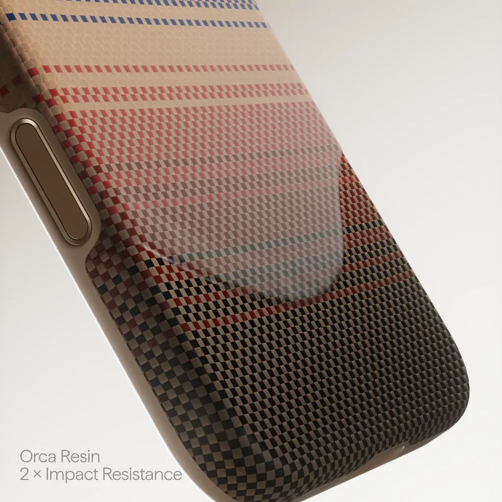 PITAKA Aramid Fibre UltraGuard Case for iPhone 17 Pro Sunset - Image 4
