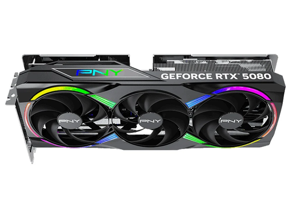 PNY GeForce RTX 5080 ARGB Epic-X 16GB OC Graphics Card (VCG508016TFXXPB1-O) - Image 6