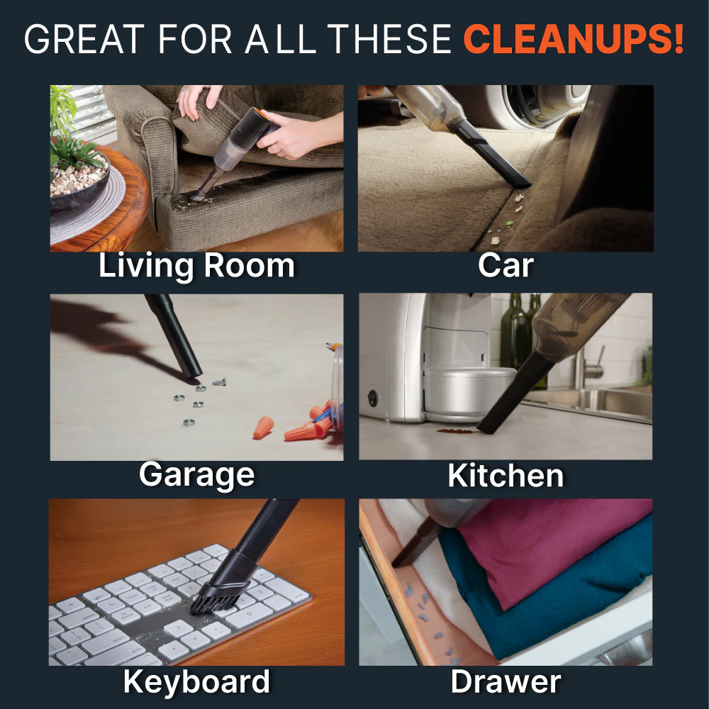 Pocket Vac 2-in-1 Handheld Portable Vacuum & Blower - Image 6