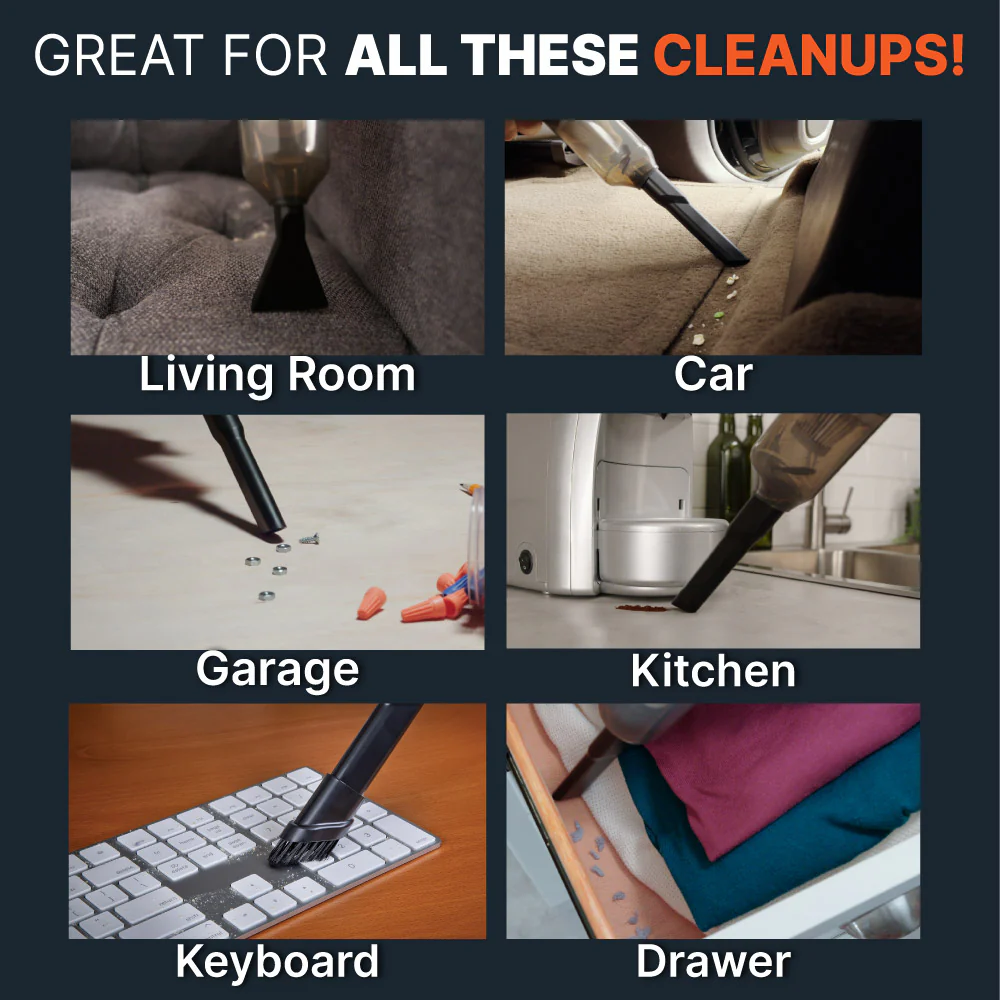 Pocket Vac Pro Handheld Cordless Vacuum Cleaner & Blower - Image 6
