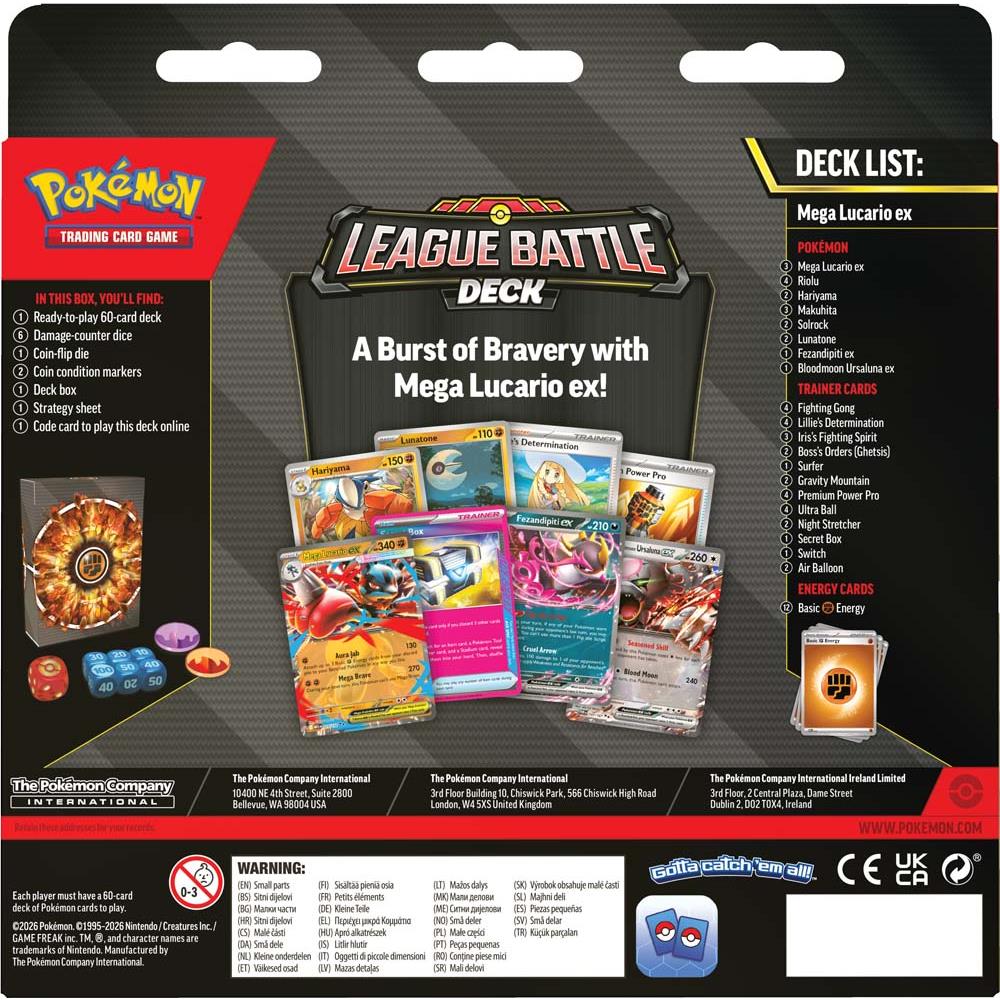 Pokemon TCG - Mega Lucario ex League Battle Deck - Image 3