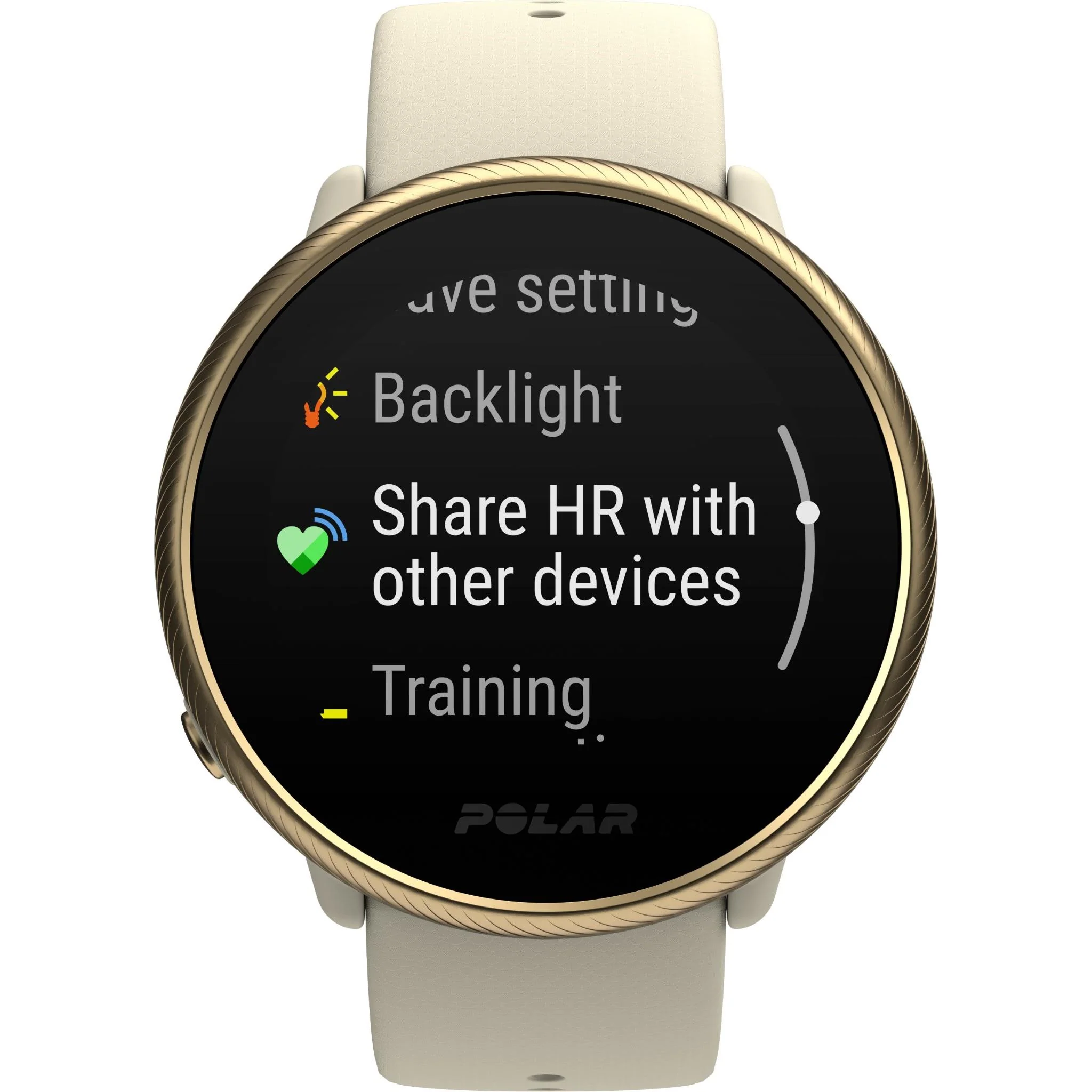 Polar Ignite 2 Fitness Watch (Champagne/Gold) - Image 4
