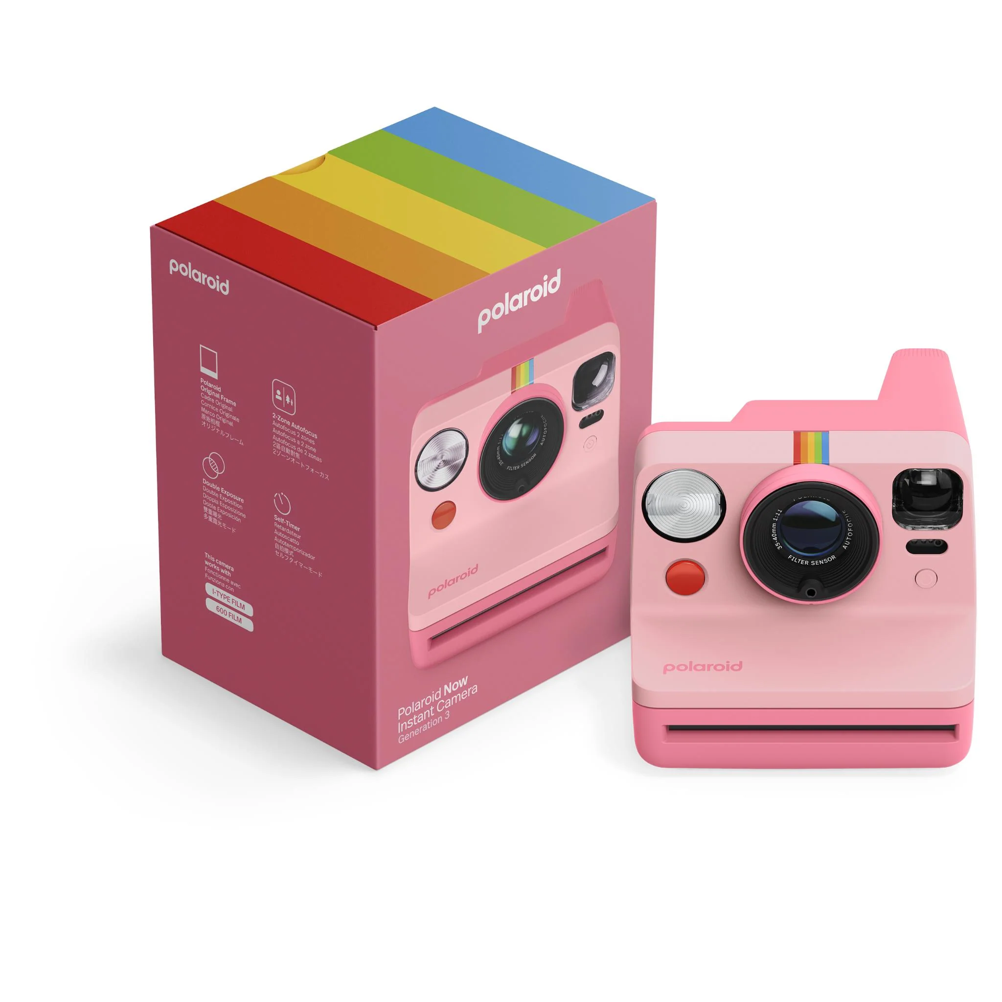 Polaroid Now Generation 3 Instant Camera (Pink) - Image 13