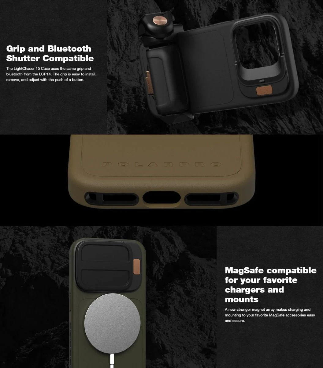 PolarPro LiteChaser Case (Black) for iPhone 15 Pro Max - Image 8