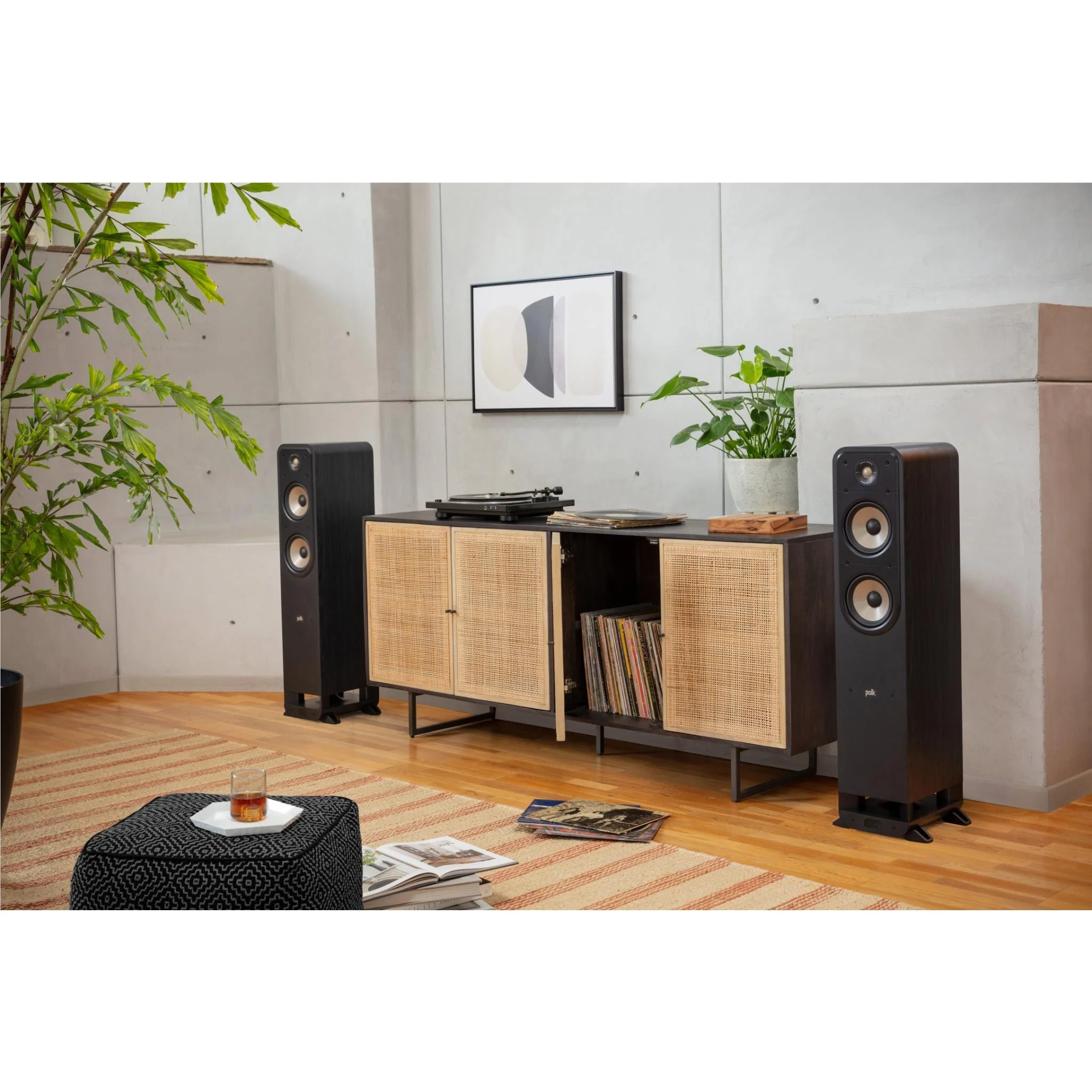 Polk Audio  ES55 Floorstanding Speakers (Black) [Pair] - Image 8