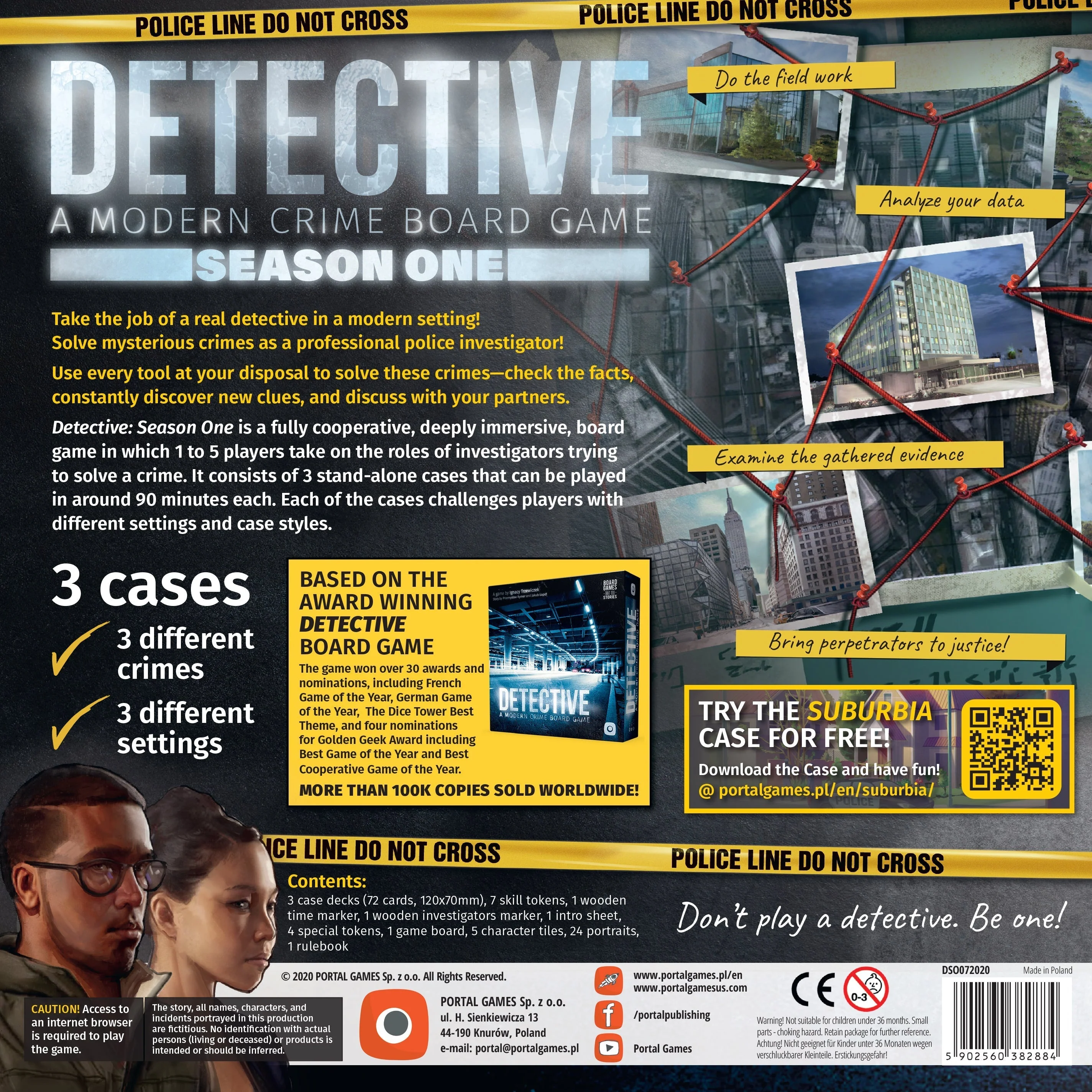 Portal Games Detective A Modern Crime Board Game Season One Game - Image 3