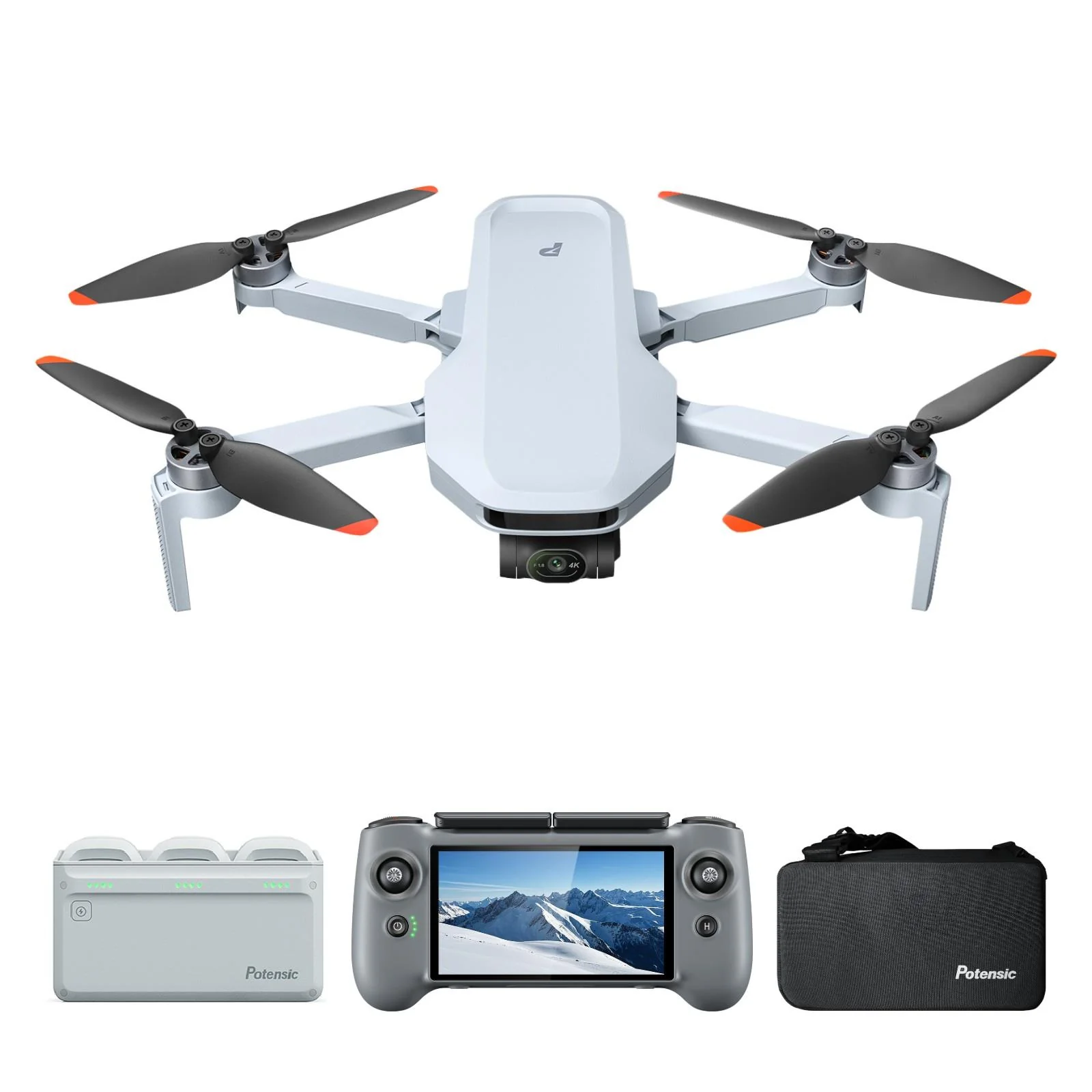 Potensic ATOM 2 4K Drone with Screen Remote Fly More Combo