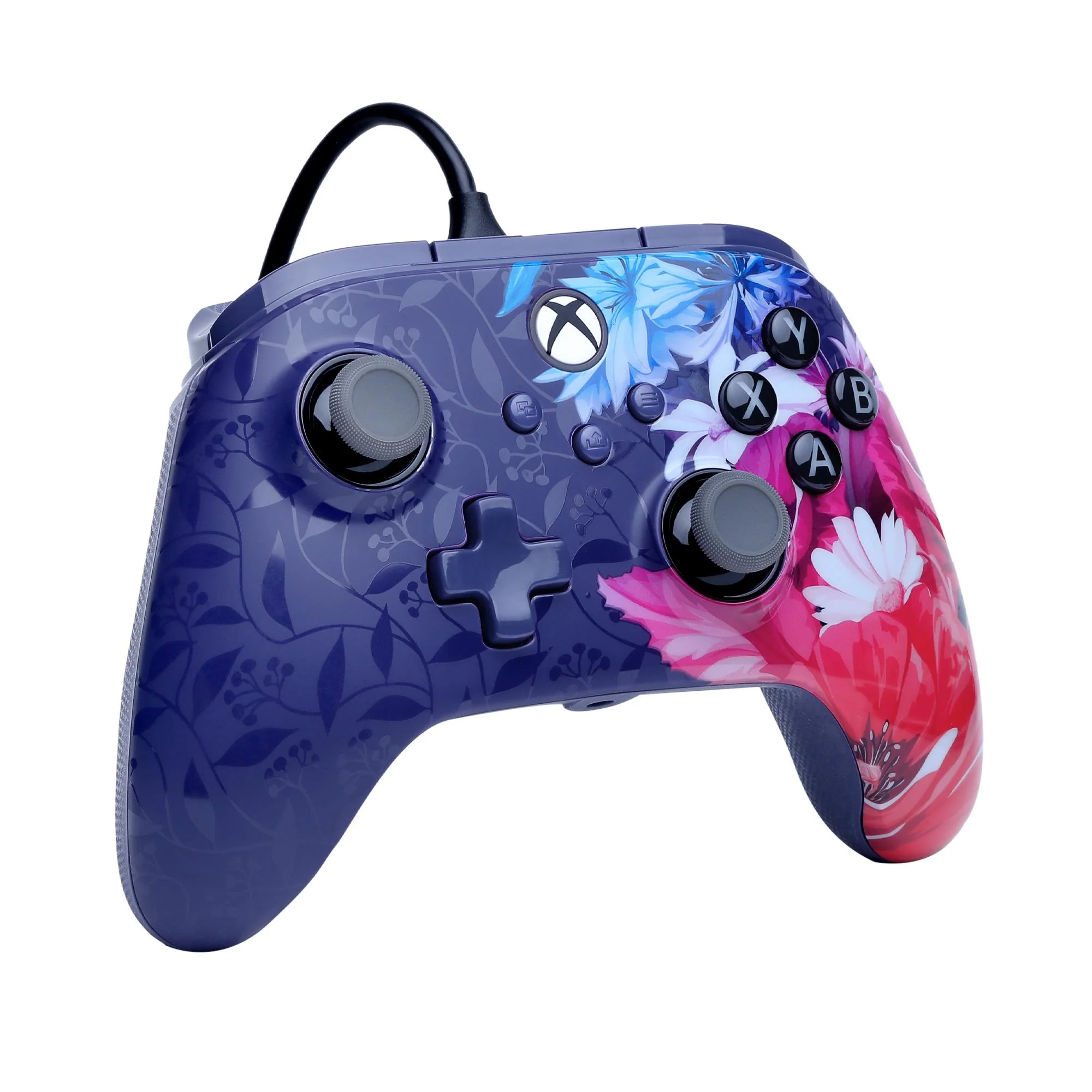 PowerA Advantage Plus Wired Controller for Xbox Series X/S with Hall Effect Modules (Night Blossom) - Image 2