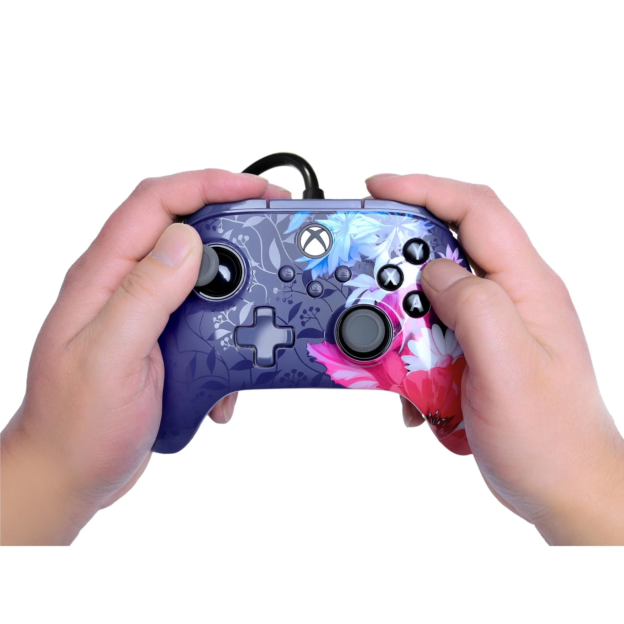 PowerA Advantage Plus Wired Controller for Xbox Series X/S with Hall Effect Modules (Night Blossom) - Image 9
