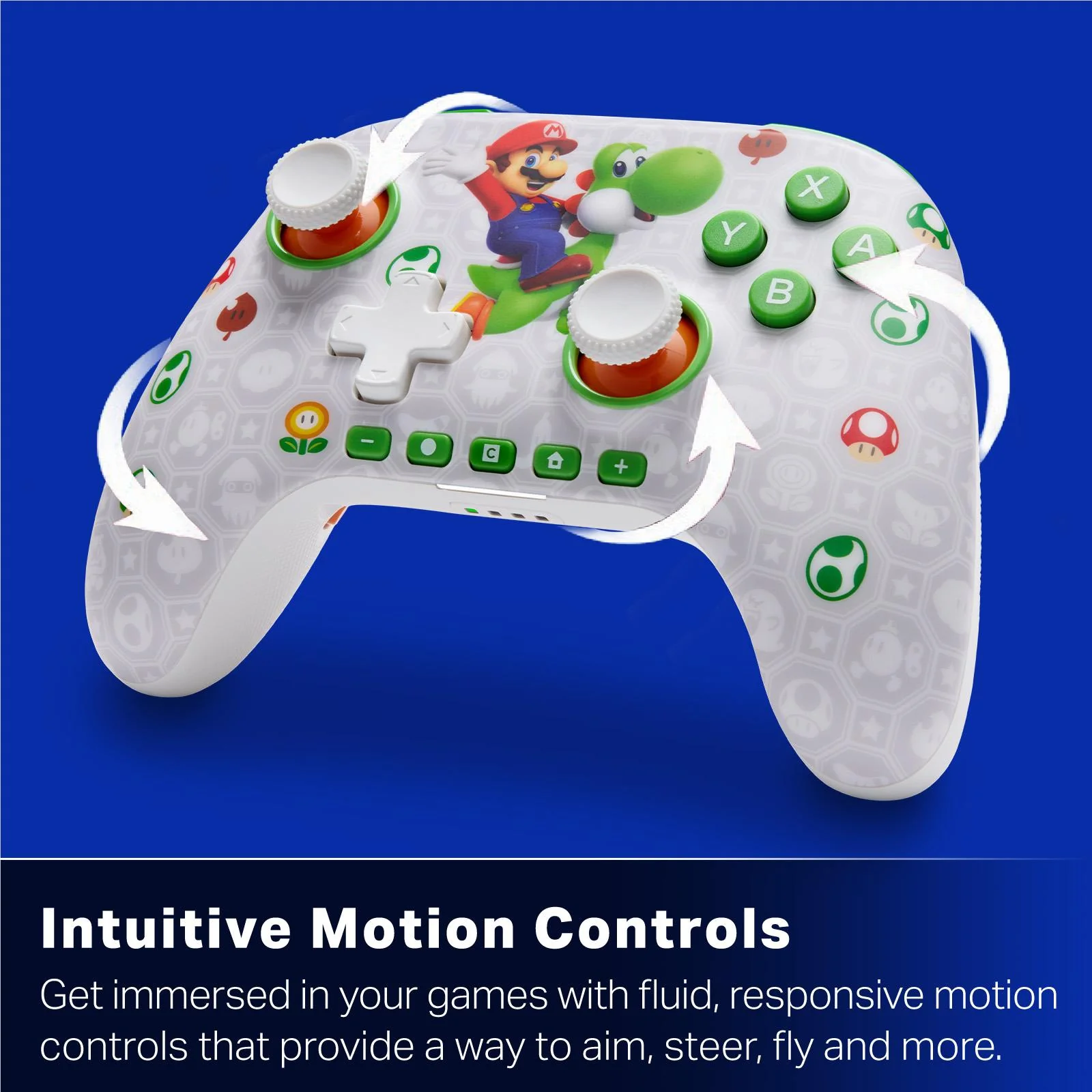 PowerA Advantage Wireless Controller for Nintendo Switch 2 (Mario & Yoshi) - Image 11
