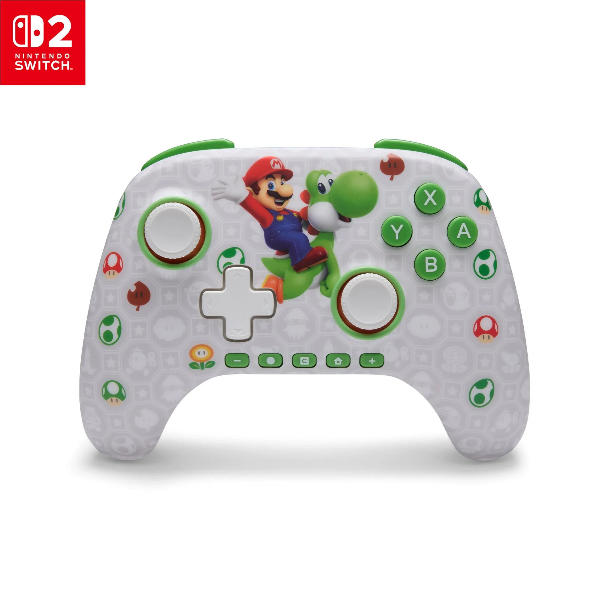 PowerA Advantage Wireless Controller for Nintendo Switch 2 (Mario & Yoshi) - Image 2