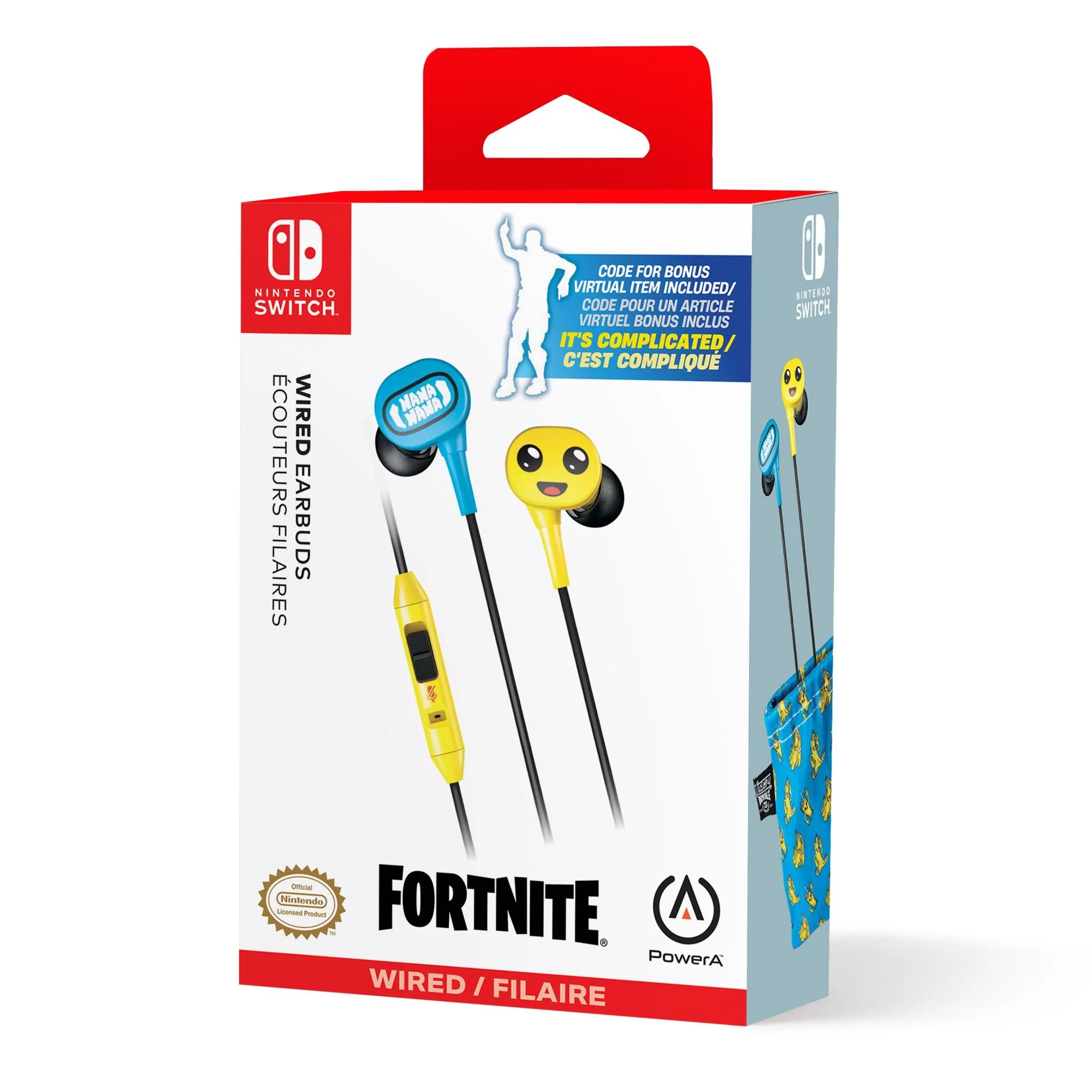 PowerA Wired Earbuds with 3.5mm port for Nintendo Switch (Peely Fortnite) - Image 11