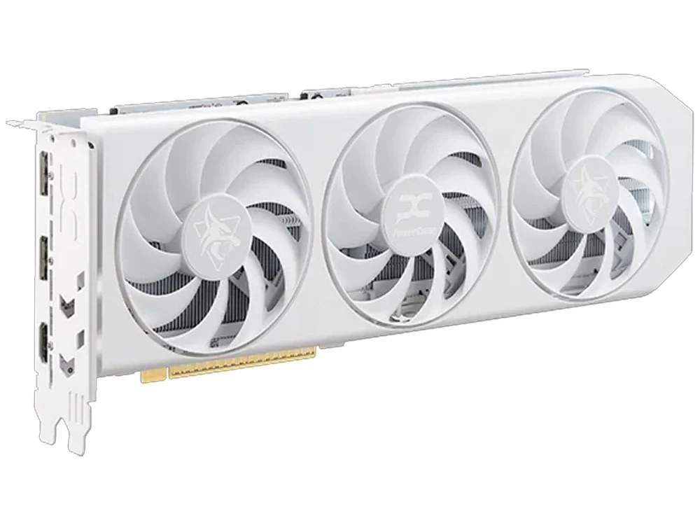 PowerColor Hellhound Radeon RX 9060 XT White OC 16GB GDDR6 Graphics Card - Image 3