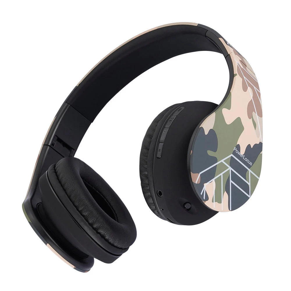 PowerLocus P2 Kids Bluetooth Headphone (Camo) - Image 2