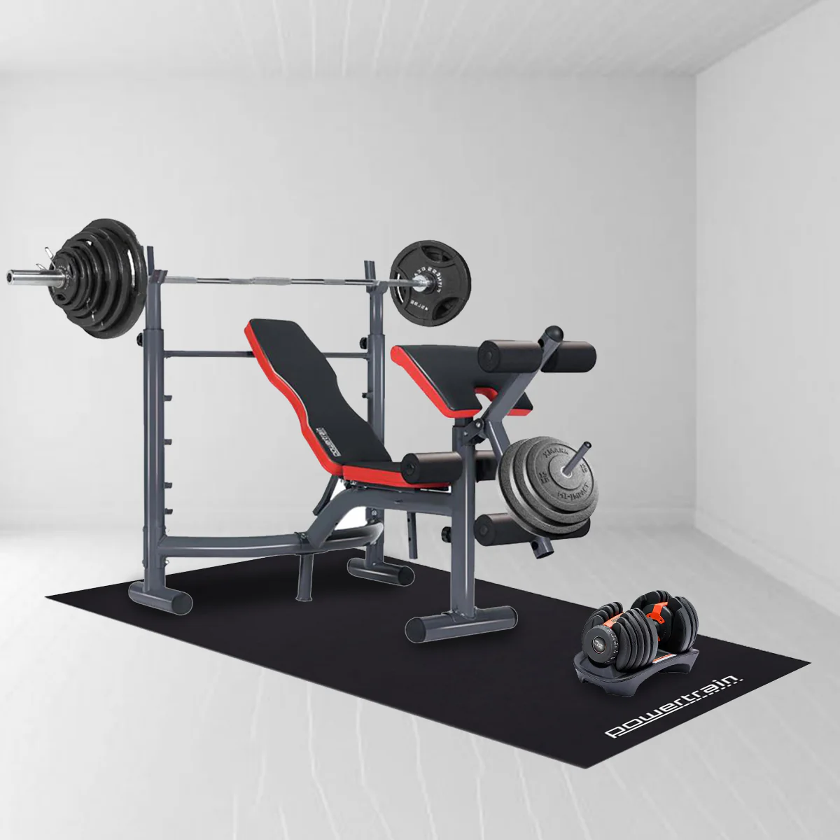 Powertrain 1.5m Exercise Treadmill Equipment Mat Floor Protection Home Gym - Image 6