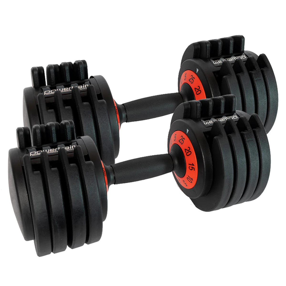 Powertrain 50kg GEN2 Pro Adjustable Dumbbell Set - Image 2