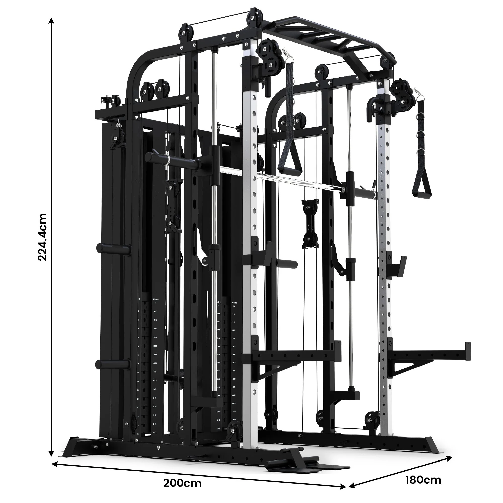 Powertrain 938B Multi-Function Smith Machine Gym Station 160KG - Image 3