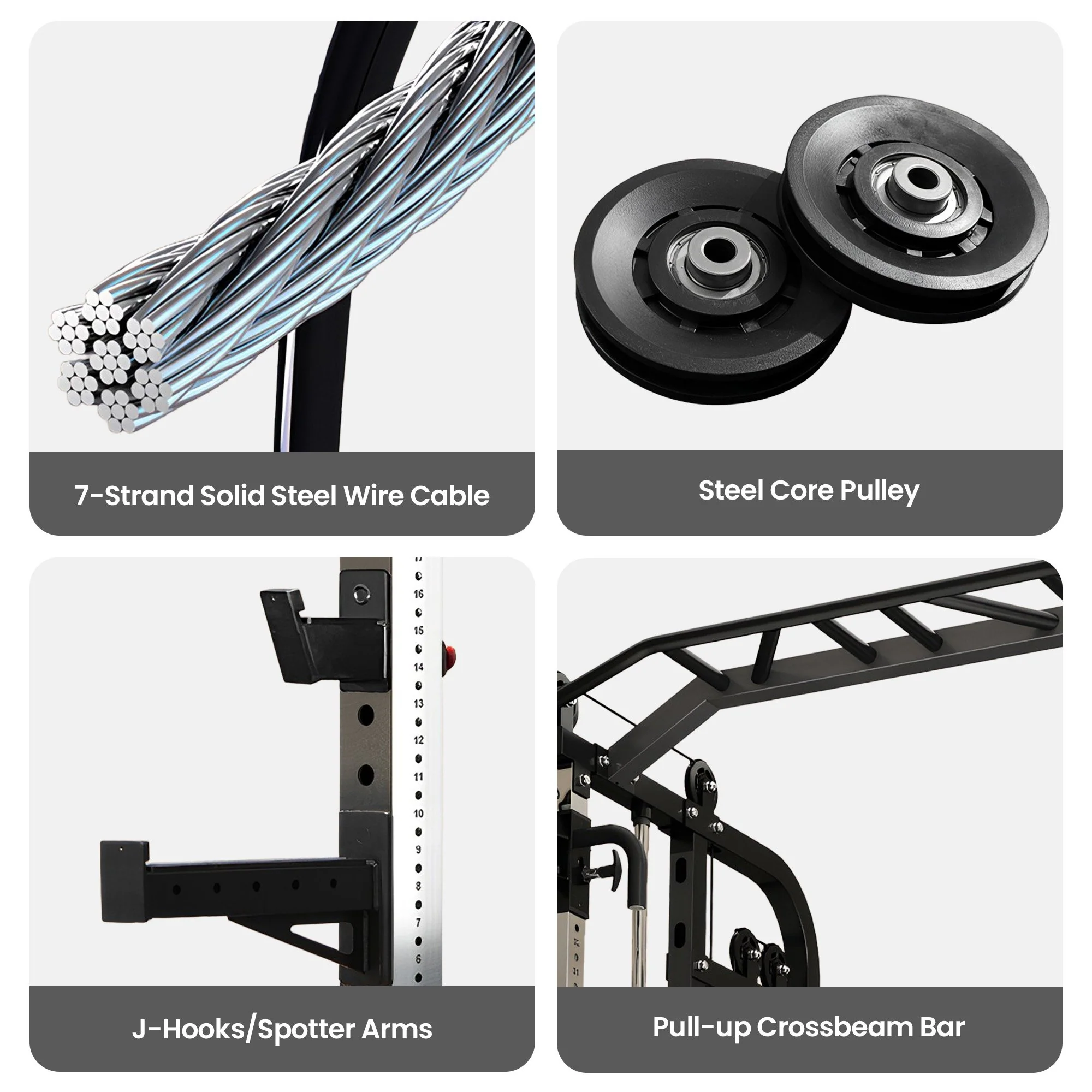 Powertrain 938B Multi-Function Smith Machine Gym Station 160KG - Image 9