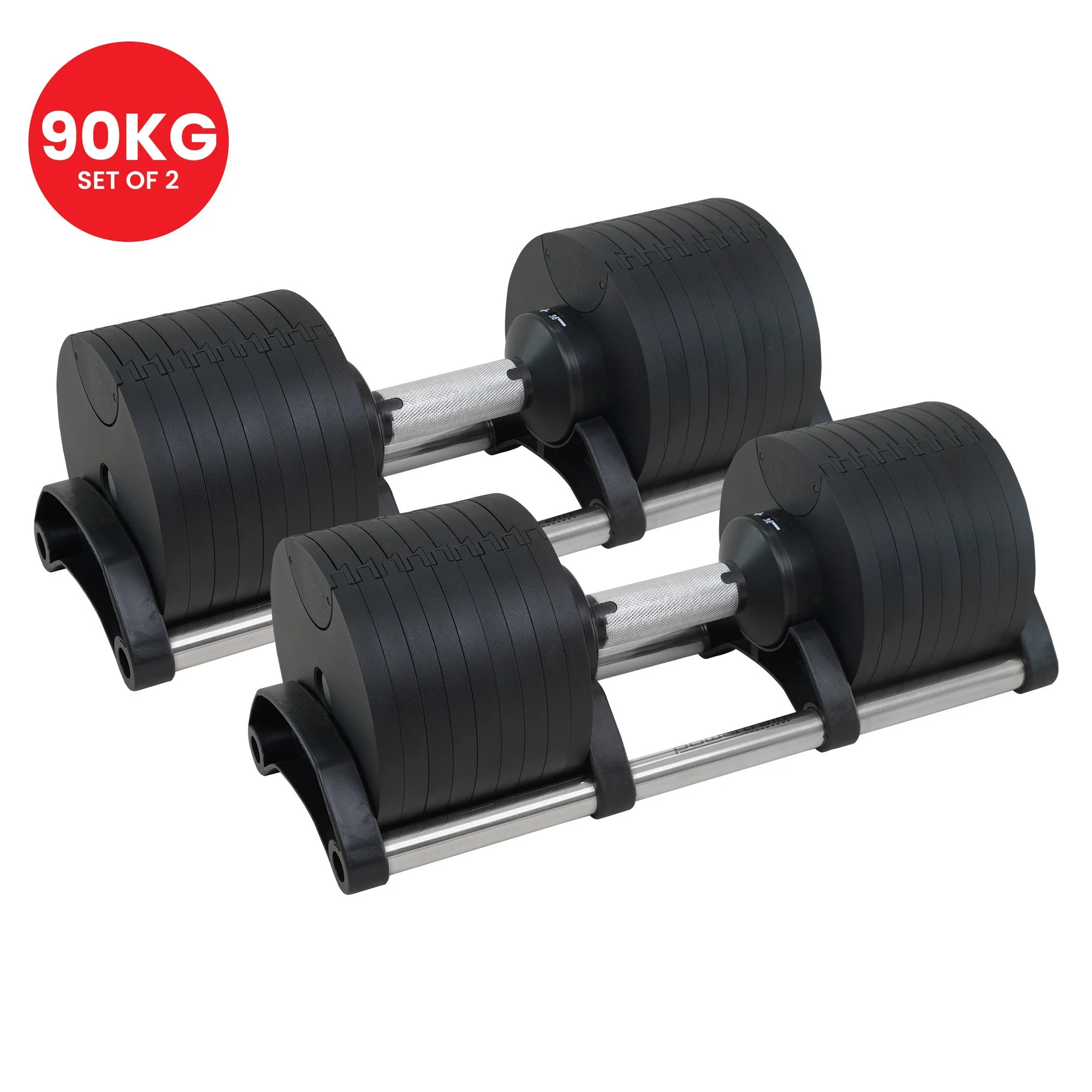 Powertrain Adjustable Dumbbells Eon 2 x 45kg - Image 5