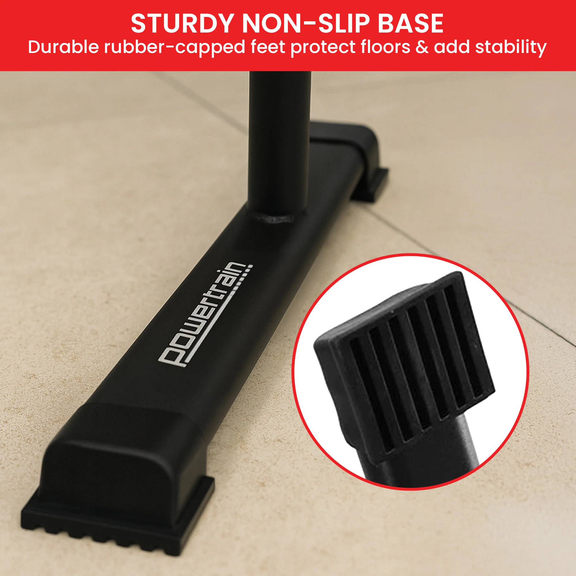 Powertrain Dip Bars Pair Load Capacity Separated Type Push-up Bars 200kg - Image 7