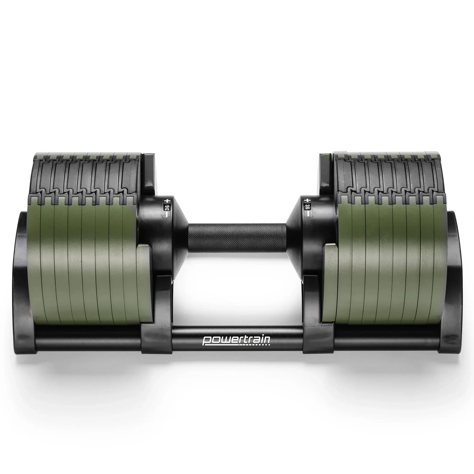 Powertrain Eon Dial Up 36KG Adjustable Dumbbell - Green - Image 4