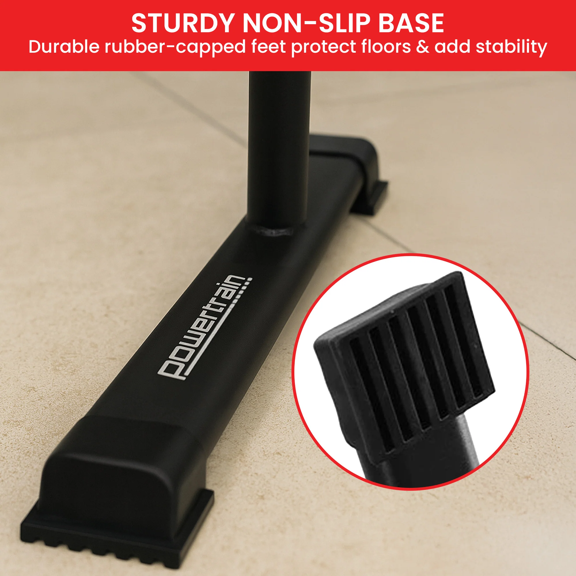 Powertrain Height-Adjustable Dip Bars Pair Load Capacity Separated Type 200kg - Image 8