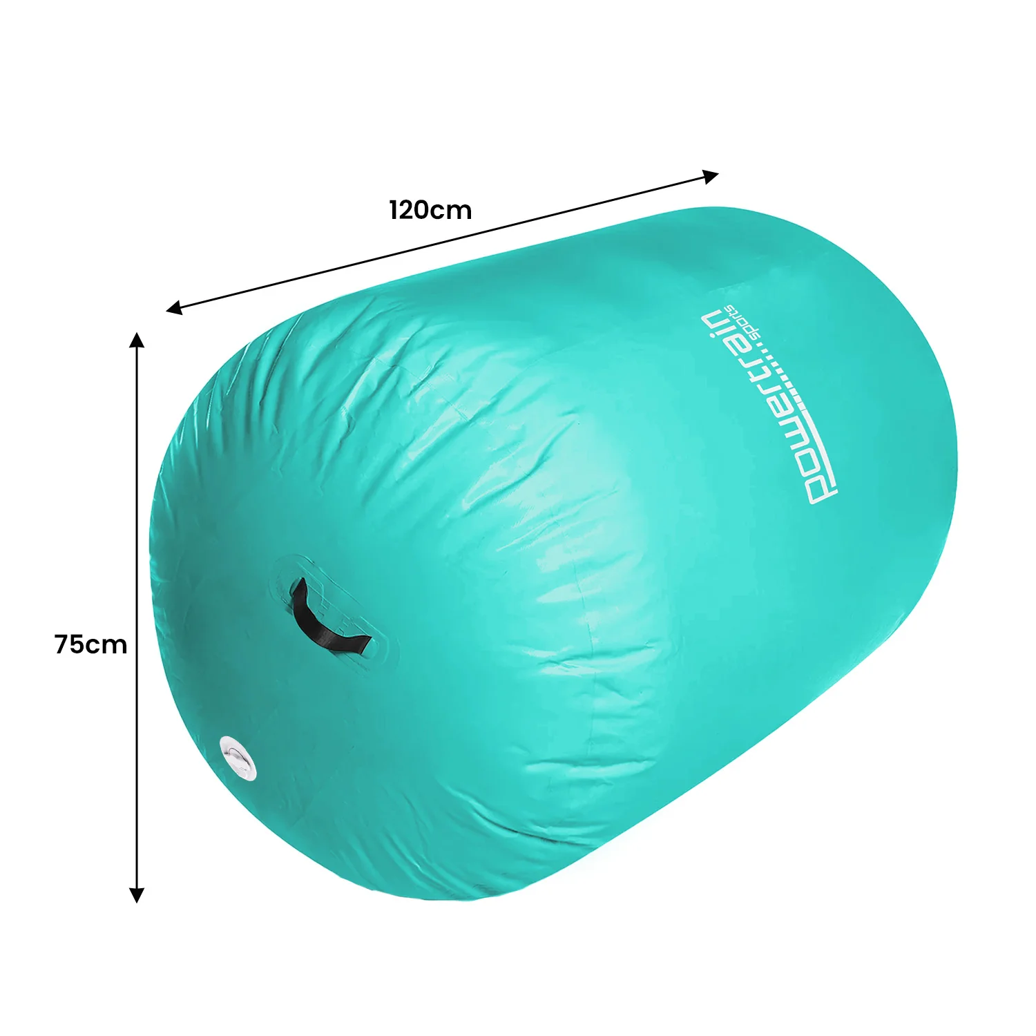 Powertrain Inflatable Air Barrel Exercise Roller (Green) - Image 3