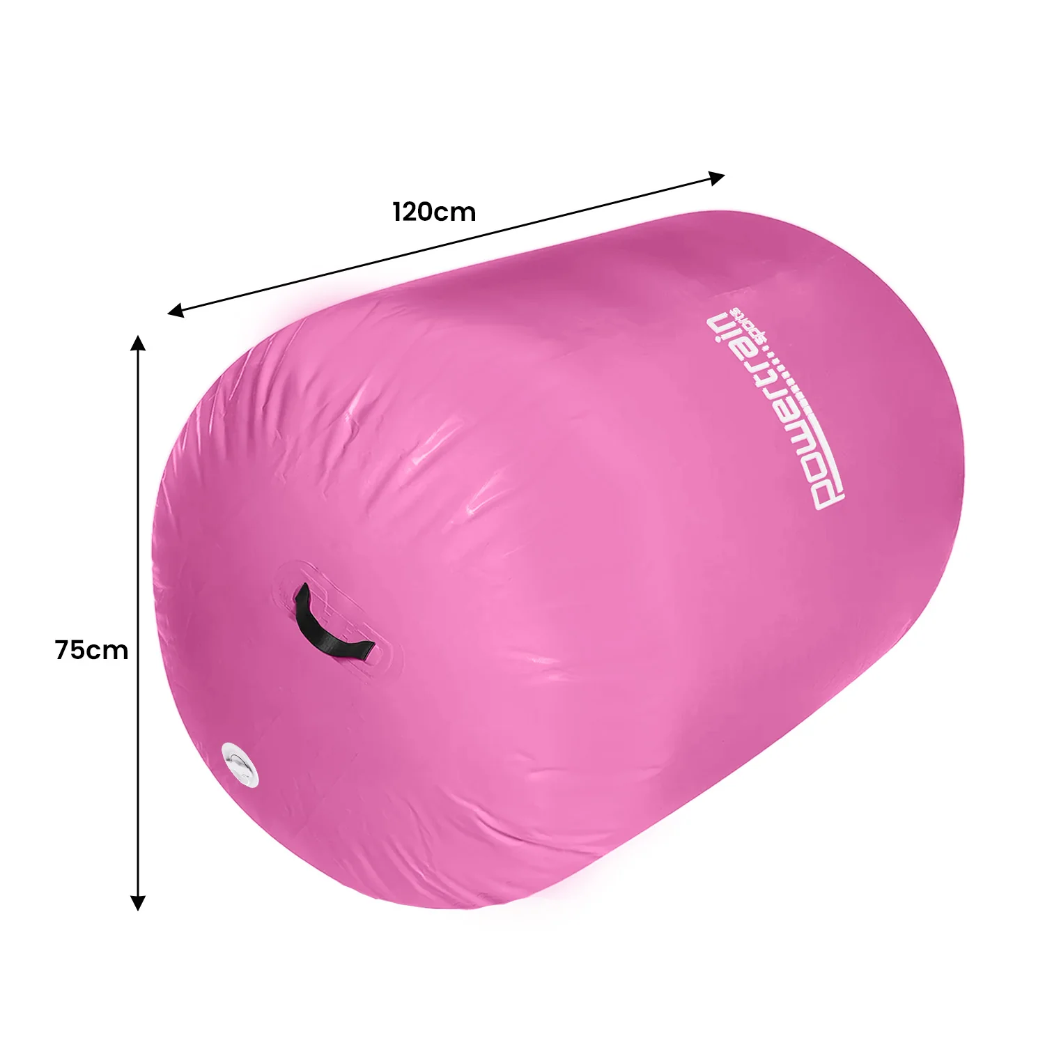 Powertrain Inflatable Air Barrel Exercise Roller (Pink) - Image 3