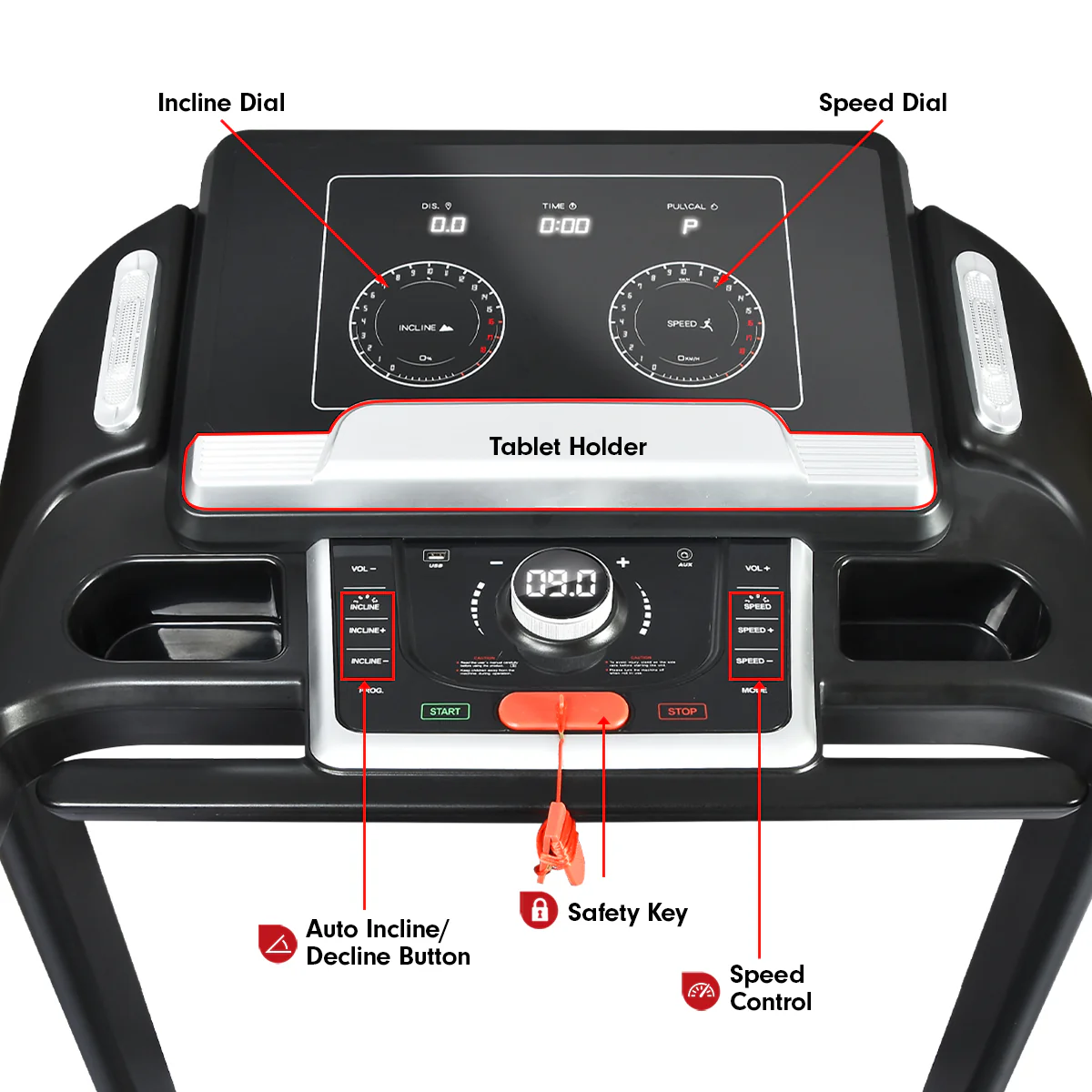 Powertrain MX3 Treadmill 580mm Belt 20km/h 3.5HP - Image 10