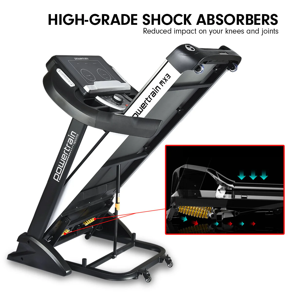 Powertrain MX3 Treadmill 580mm Belt 20km/h 3.5HP - Image 6