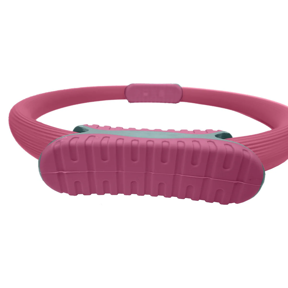Powertrain Pilates Ring Band Yoga Home Workout Exercise Band - Pink - Image 4