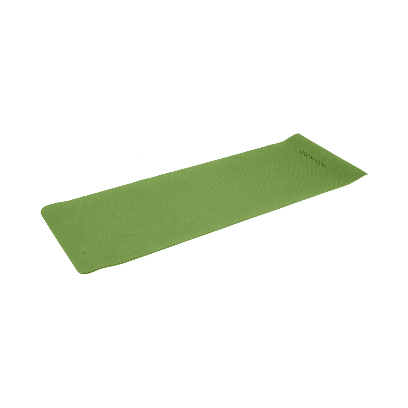 Powertrain TPE Yoga Pilates Exercise Mat 6mm - Green - Image 2
