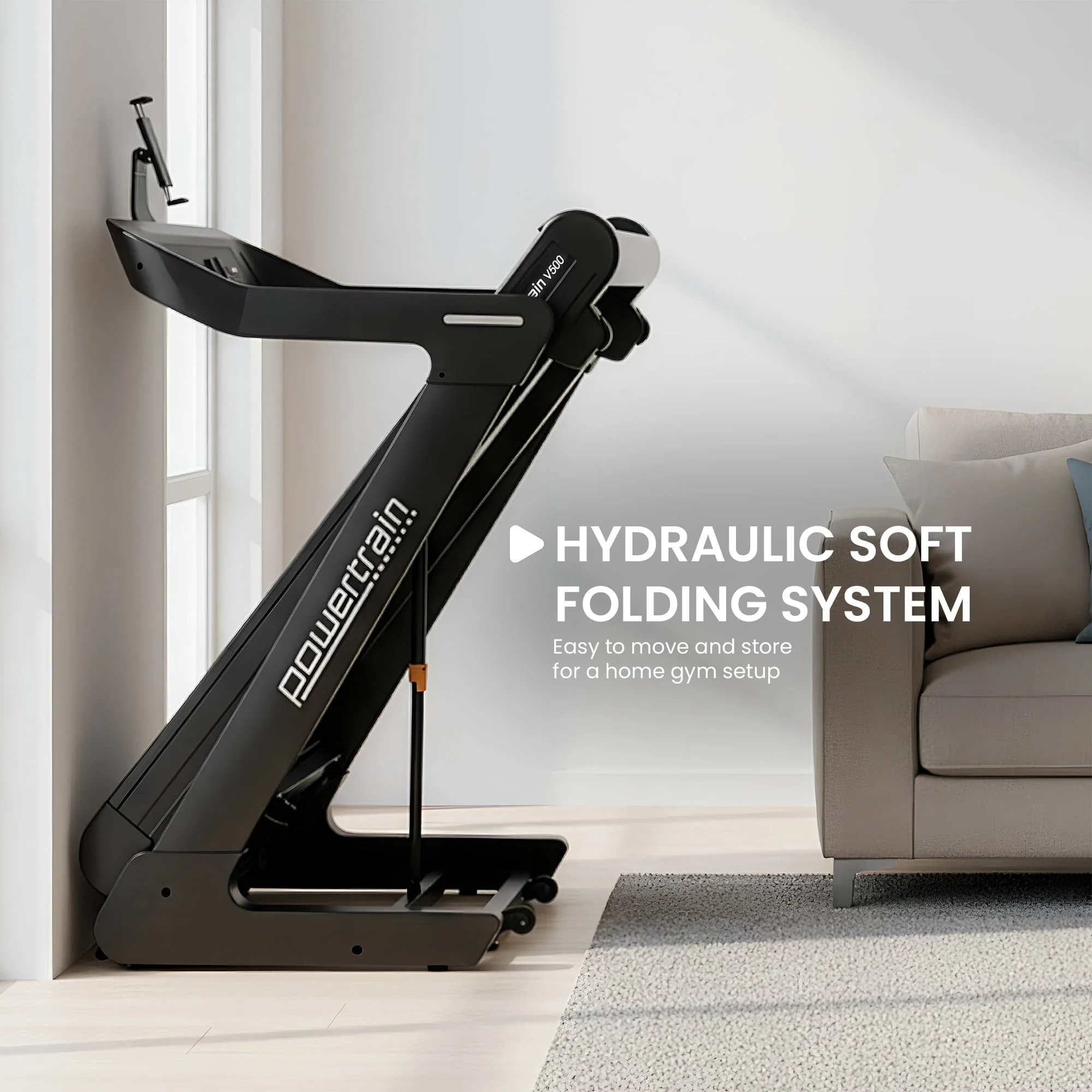 Powertrain V500 3HP Foldable Treadmill - Image 10