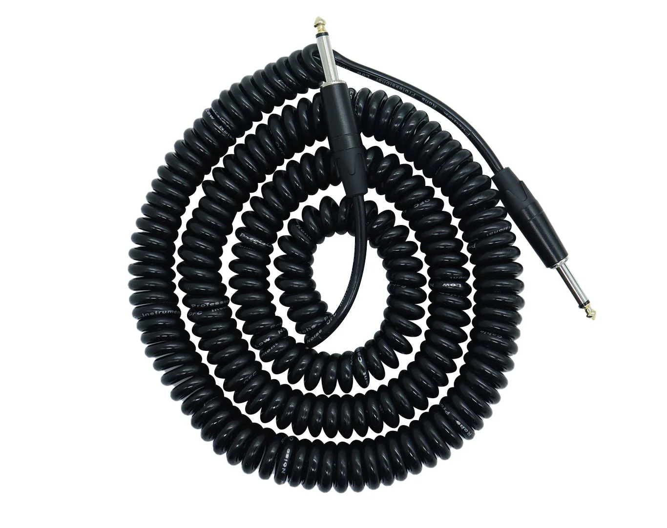 Precision Audio Guitar Coil Cable 1/4" Jack Premium Lead 5m - Image 3