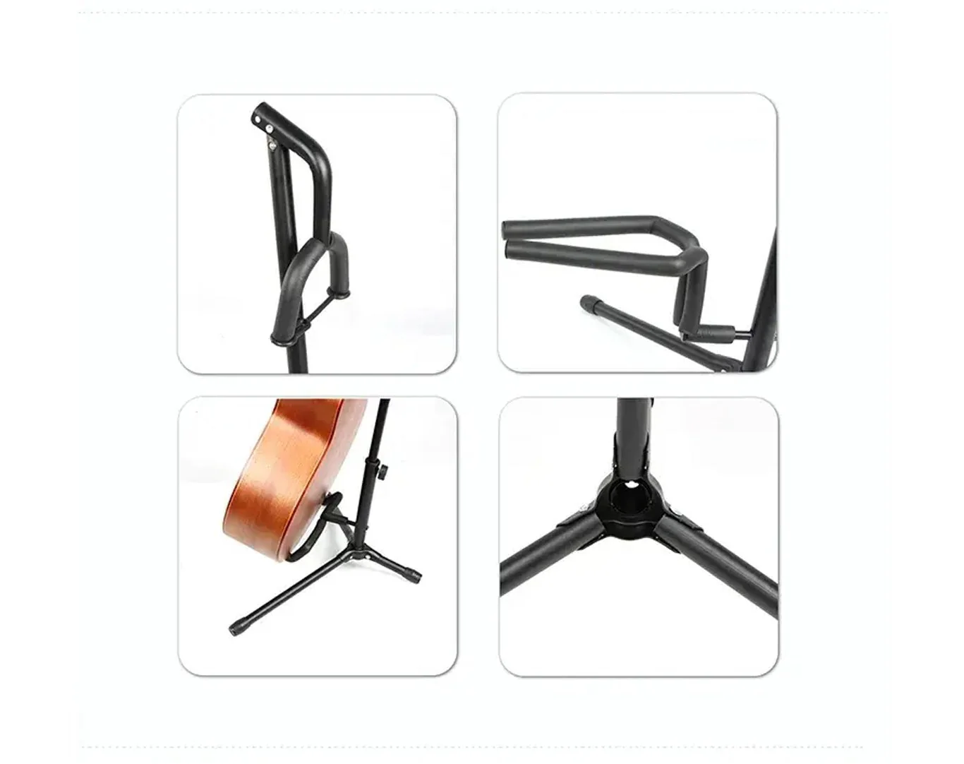 Precision Audio Guitar Stand Padded Legs Fold Up - Image 2