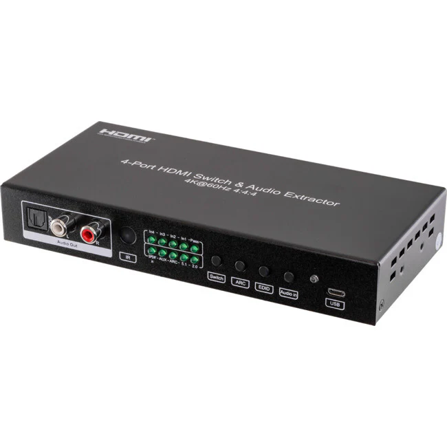 PRO2 4-Way HDMI 2.0 Switch 18Gbps HDR Audio Extraction - Image 3