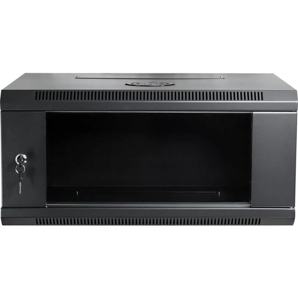 Pro2 4RU Wall Mount Cabinet Assembled Server Rack with Glass Door 600x450mm - Image 2