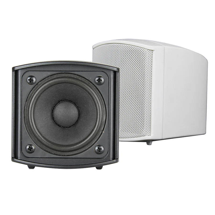 Pure Acoustics 10cm 100W Mountable Cube Satellite Speaker (White) - Image 3