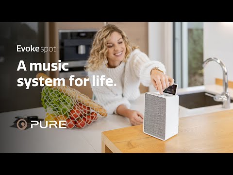 Pure Evoke Spot Portable DAB+/FM Radio - Cotton White - Image 3