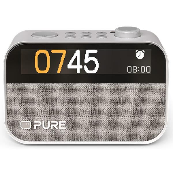 Pure Moment Charge Clock Radio and Sleep Companion - Grey - Image 2