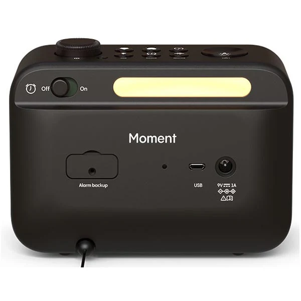 Pure Moment Clock Radio and Sleep Companion - Black - Image 4