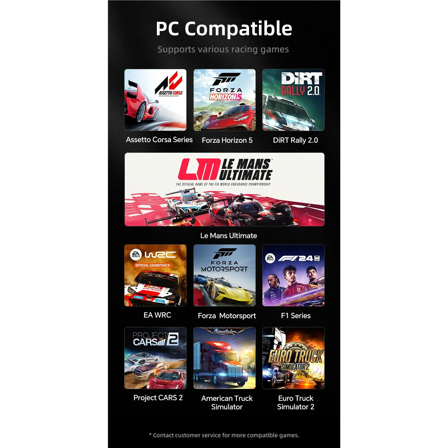 PXN VD6 Direct Drive 6Nm Racing Wheel Bundle for PC - Image 8